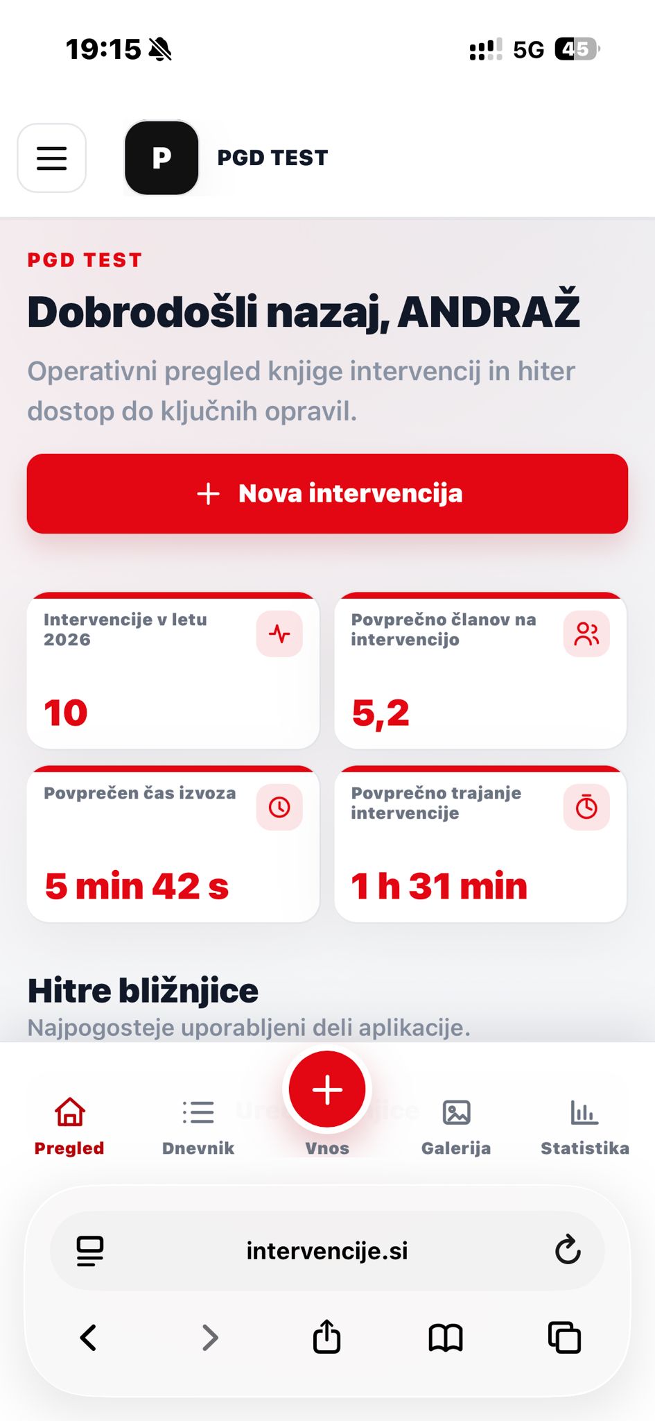 Mobilni operativni pregled