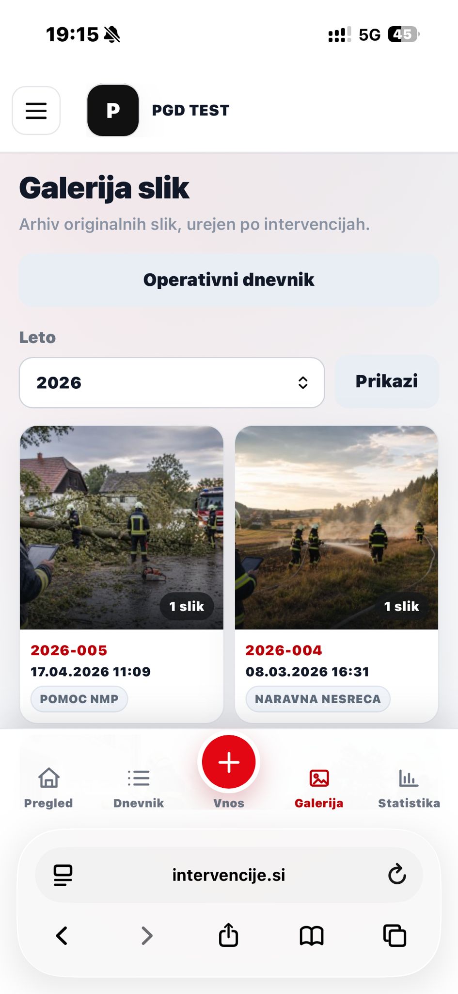 Mobilna galerija slik